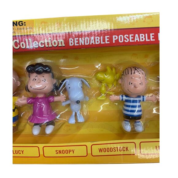 The Peanuts Collection Bendable Passable Figures NEW in box - Picture 5 of 9